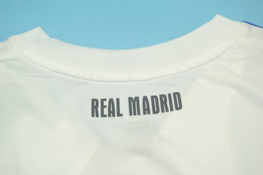 Shirt Back Blank, Real Madrid 2010-2011 Home Long-Sleeve Kit