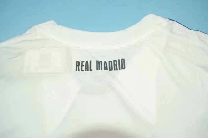 Shirt Collar Back, Real Madrid 2010-2011 Home Short-Sleeve Kit
