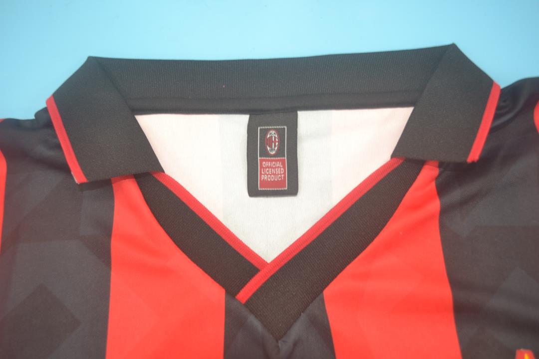 AC Milan 1993-1994 Home Maglia Shirt Kit [Free Shipping]