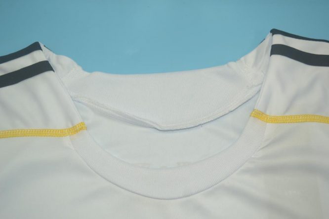 Shirt Collar Front, Real Madrid 2009-2010 Home Short-Sleeve