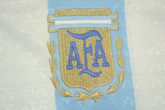 Shirt Argentina Logo, Argentina 1996-1997 Home Short-Sleeve