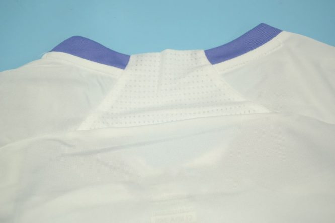 Shirt Collar Back, Real Madrid 2007-2008 Home Short-Sleeve