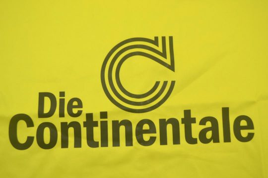 Shirt Die Continentale Logo, Borussia Dortmund 1995-1996 Home Short-Sleeve