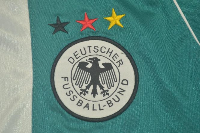 Shirt Germany Emblem, Germany 1998 Away Green Short-Sleeve