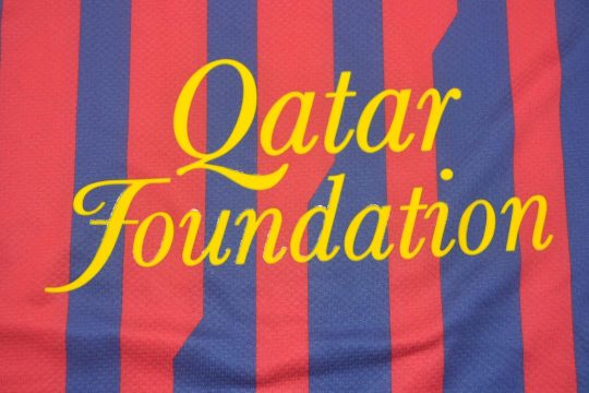 Shirt Qatar Foundation, Barcelona 2011-2012 Home Long-Sleeve