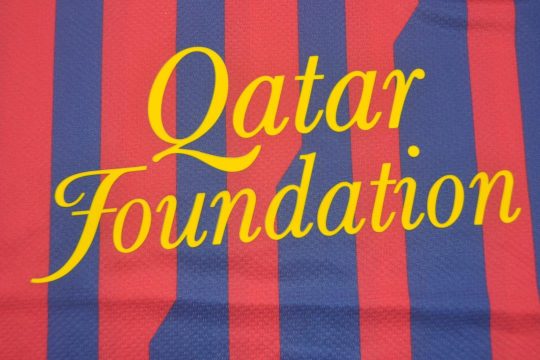Shirt Qatar Foundation, Barcelona 2011-2012 Home Short-Sleeve