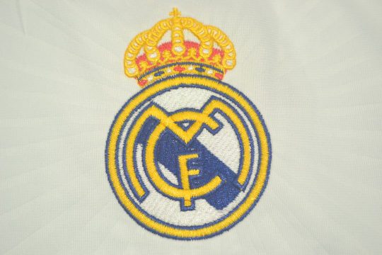 Shirt Real Madrid Emblem, Real Madrid 2010-2011 Home Long-Sleeve Kit