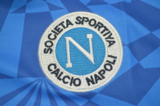 Shirt Napoli Emblem, Napoli 1991-1993 Home Short-Sleeve