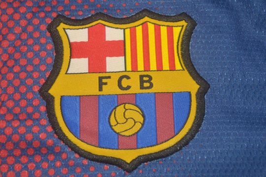 Shirt Barcelona Logo, Barcelona 2012-2013 Home Short-Sleeve