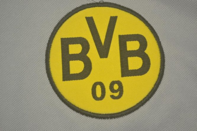 Shirt Borussia Dortmund Logo, Borussia Dortmund 2000-2001 Away Gray Short-Sleeve
