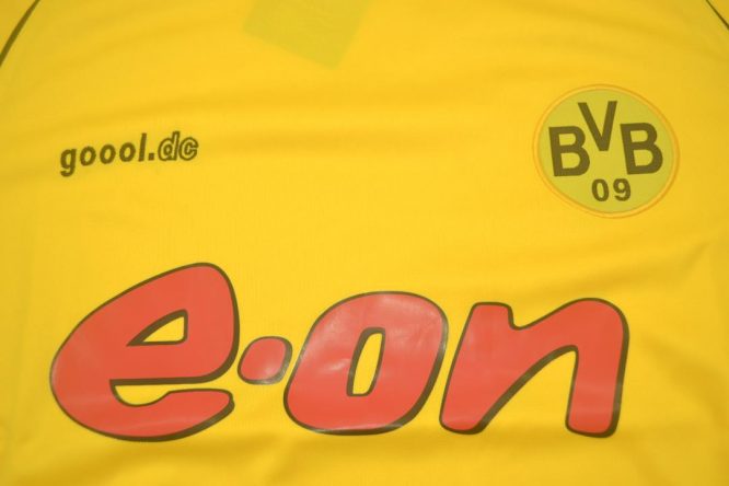 Shirt EON Sign, Borussia Dortmund 2001-2002 Home Short-Sleeve