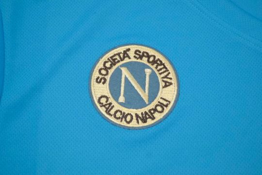 Shirt Napoli Emblem, Napoli 1988-1989 Home Short-Sleeve Kit