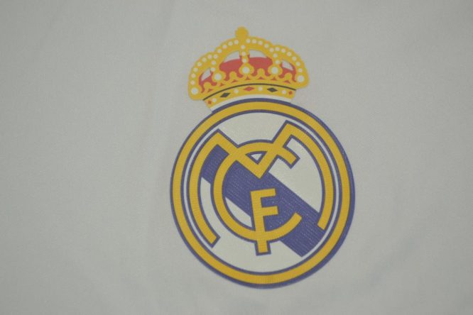 Shirt Real Madrid Emblem, Real Madrid 2009-2010 Home Short-Sleeve
