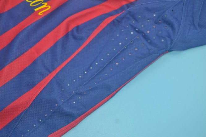 Shirt Side Openings, Barcelona 2011-2012 Home Short-Sleeve