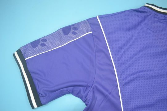 Shirt Sleeve, Real Madrid 1997-1998 Away Purple Short-Sleeve
