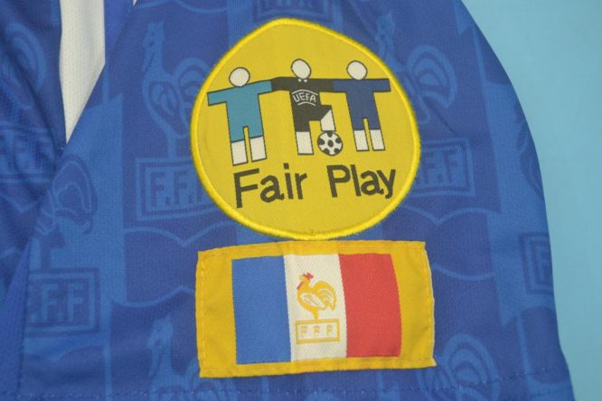 Shirt Other Patches, France 1996 Home Short-Sleeve