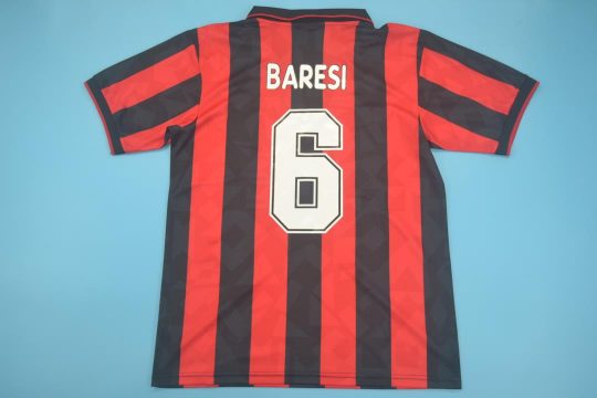 Baresi Nameset, AC Milan 1993-1994 Home Short-Sleeve