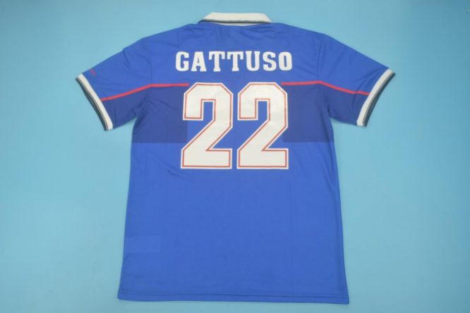 Gattuso Nameset, Rangers 1997-1999 Home Short-Sleeve