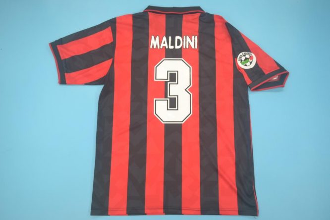 Maldini Nameset, AC Milan 1993-1994 Home Short-Sleeve