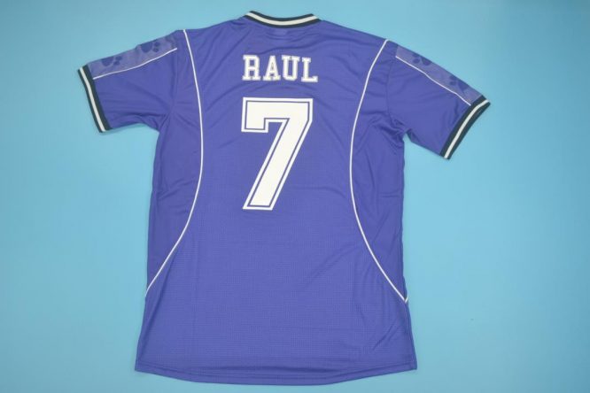 Raul Nameset, Real Madrid 1997-1998 Away Purple Short-Sleeve