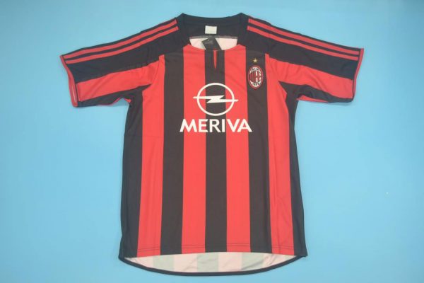 Shirt Front, AC Milan 2003-2004 Home Short-Sleeve