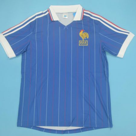 Shirt Front, France 1982 Home Short-Sleeve