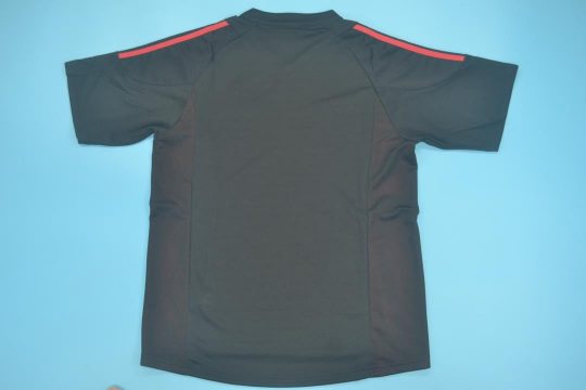Shirt Back Blank, AC Milan 2002-2003 Third Black Short-Sleeve