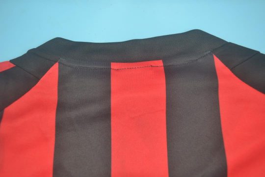 Shirt Collar Back, AC Milan 2002-2003 Home Short-Sleeve