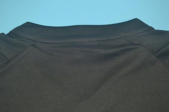 Shirt Collar Back, AC Milan 2002-2003 Third Black Short-Sleeve