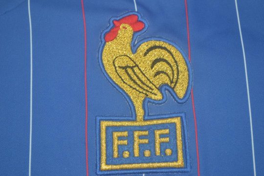Shirt France Emblem, France 1982 Home Short-Sleeve