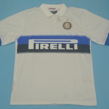 Shirt Front, Inter Milan 2009-2010 Away White Short-Sleeve Kit
