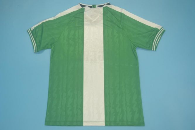 Shirt Back Blank, Nigeria 1996-1998 Home Short-Sleeve