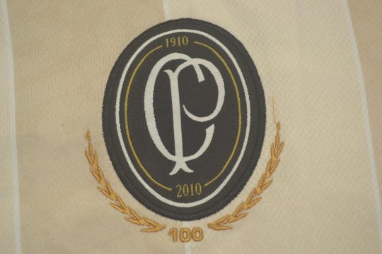 Shirt Corinthians Logo, Corinthians 2010-2011 Centenary Shirt Short-Sleeve