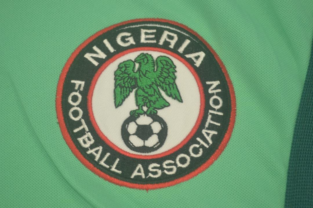Nigeria Kanu Nameset 2006 Shirt Soccer Number Letter Heat Print Football Home 