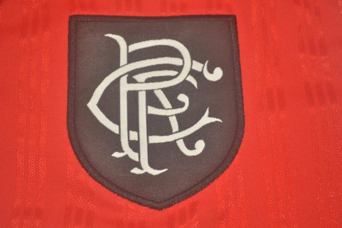 Shirt Rangers Logo, Rangers 1995-1996 Away Short-Sleeve