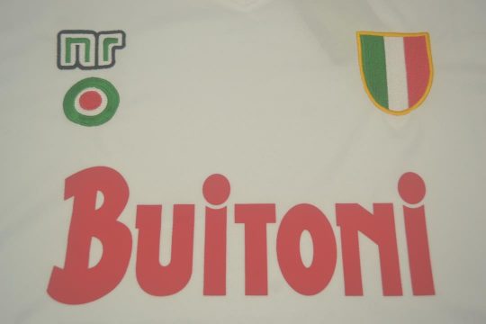 Shirt Front Closeup, Napoli 1987-1988 Away Short-Sleeve