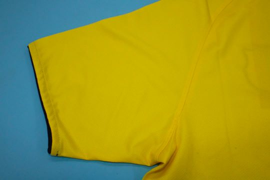 Shirt Sleeve, Barcelona 2008-2009 Away Yellow Short-Sleeve