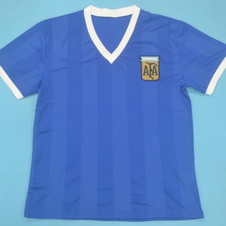 Shirt Front, Argentina 1986 Away Short-Sleeve Kit