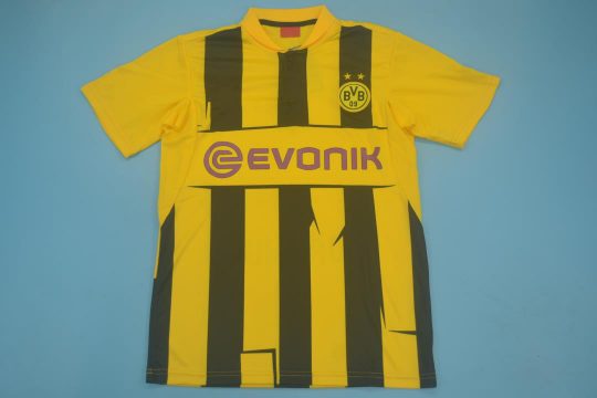 Shirt Front, Borussia Dortmund 2012-2013 Home Cups UCL Short-Sleeve Kit