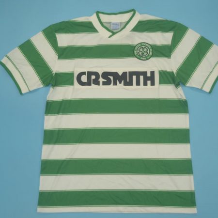 Shirt Front, Celtic Glasgow 1985-1987 Home Short-Sleeve