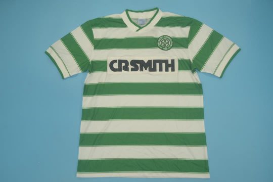 Shirt Front, Celtic Glasgow 1985-1987 Home Short-Sleeve