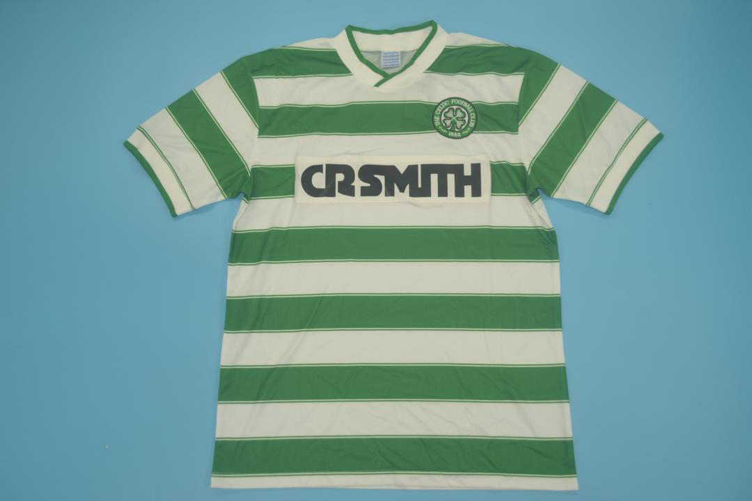 Celtic 1985 1987 Home Retro Kit Shirt Jersey Free Shipping