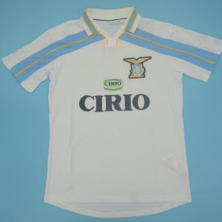 Shirt Front, Lazio 1999-2000 Away Centenary Short-Sleeve Kit