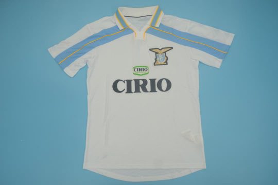 Shirt Front, Lazio 1999-2000 Away Centenary Short-Sleeve Kit