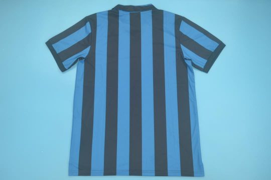 Shirt Back Blank, Inter Milan 1989-1990 Home Short-Sleeve