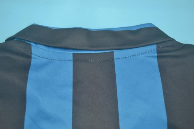Shirt Collar Back, Inter Milan 1989-1990 Home Short-Sleeve