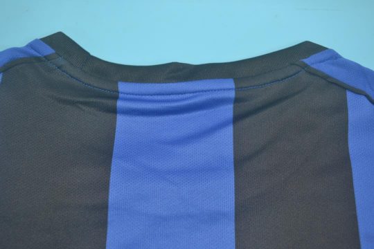 Shirt Collar Back, Inter Milan 1999-2000 Home Short-Sleeve
