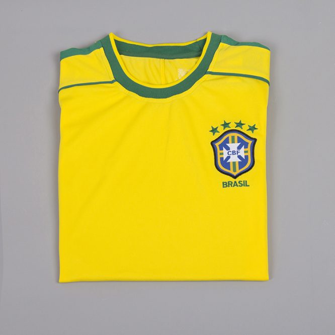 Shirt Front Alternate, Brazil 1998 Home Short-Sleeve Kit