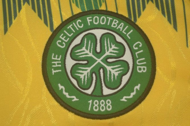 Shirt Celtic Logo, Celtic Glasgow 1989-1991 Away Short-Sleeve