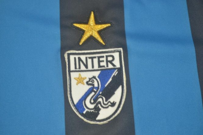 Shirt Inter Logo, Inter Milan 1989-1990 Home Short-Sleeve
